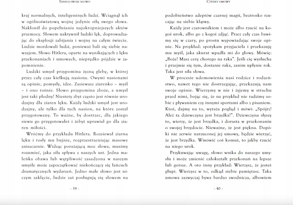 Cztery umowy. Droga do wolności osobistej. Miguel Autor Miguel Ruiz