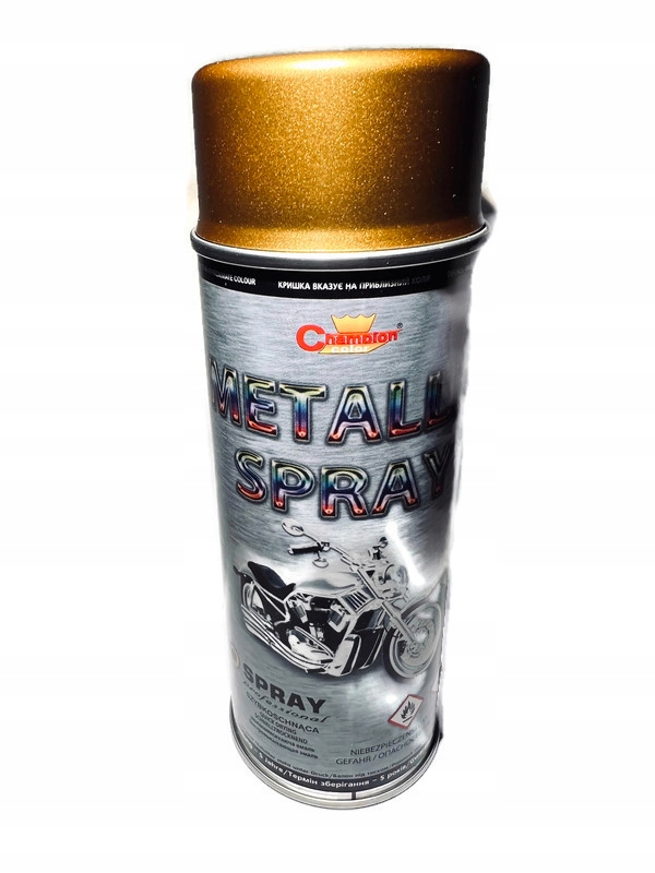 

Złoty Metalik Akryl Lakier Spray 400ML Champion
