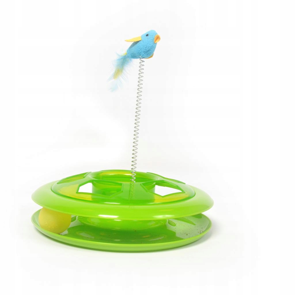 Levně Duvo+ Hračka Pro Kočky "happy Hoop" Zelená 26cm
