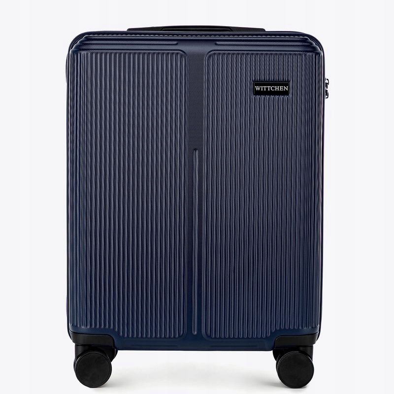 Kabinový Kufr Abs Wittchen Stripes Line 56-3A-601-90 Tmavě Modrý