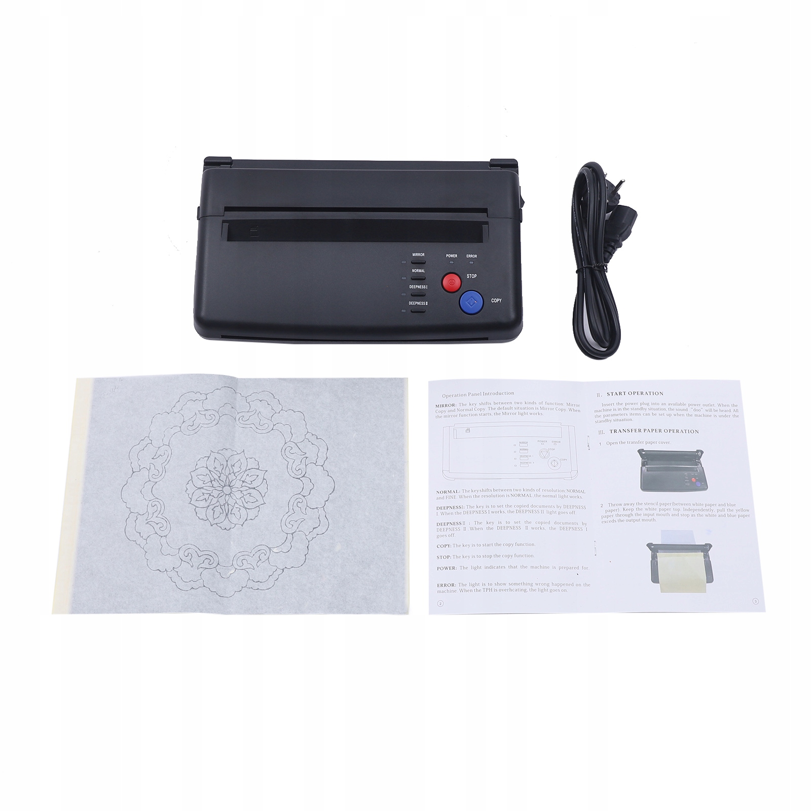 210mm A4 Tattoo Stencil Drukarka termiczna Kod producenta Tattoo Stencil Drukarka termiczna