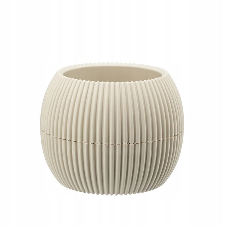 

Doniczka plastikowa z podstawką kula Coral 11,5 cm