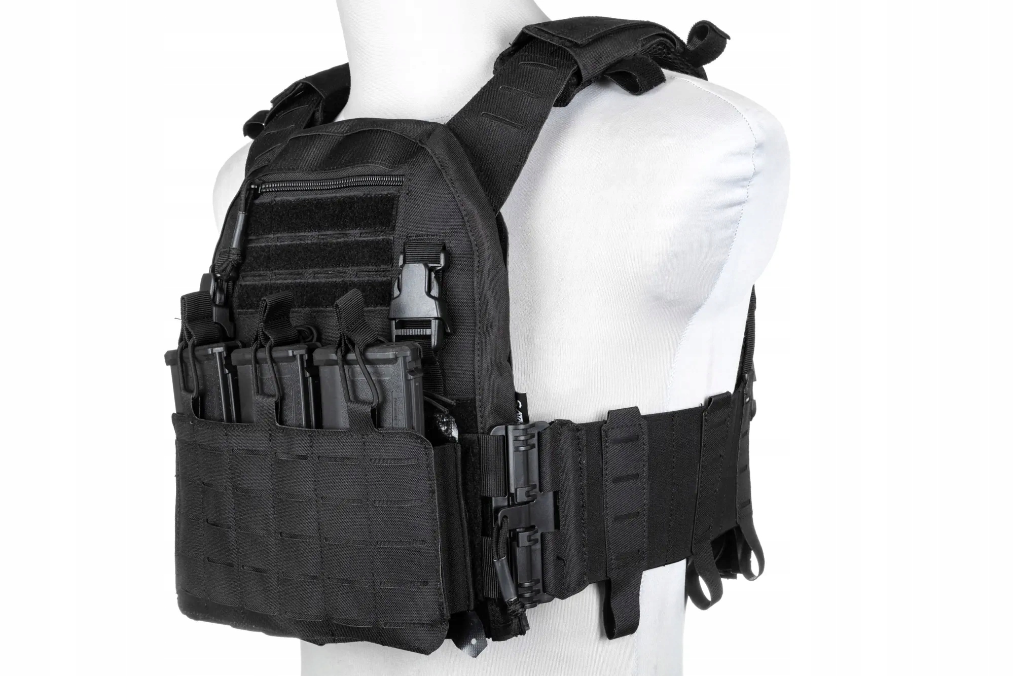 Taktická vesta typu Plate Carrier Specna Arms Tactical Qr II Černá