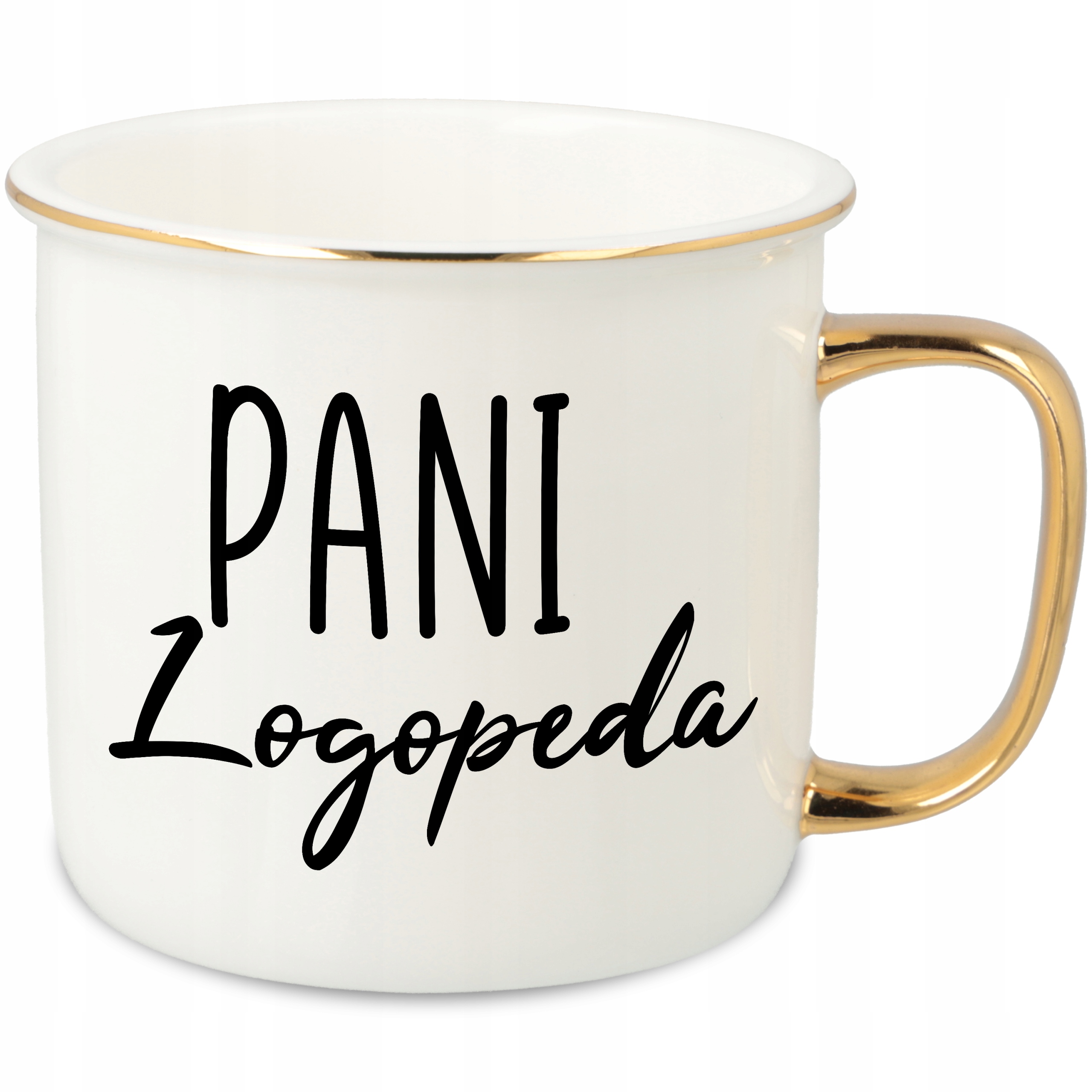 

Kubek Retro Porcelanowy Pani Logopeda Wz
