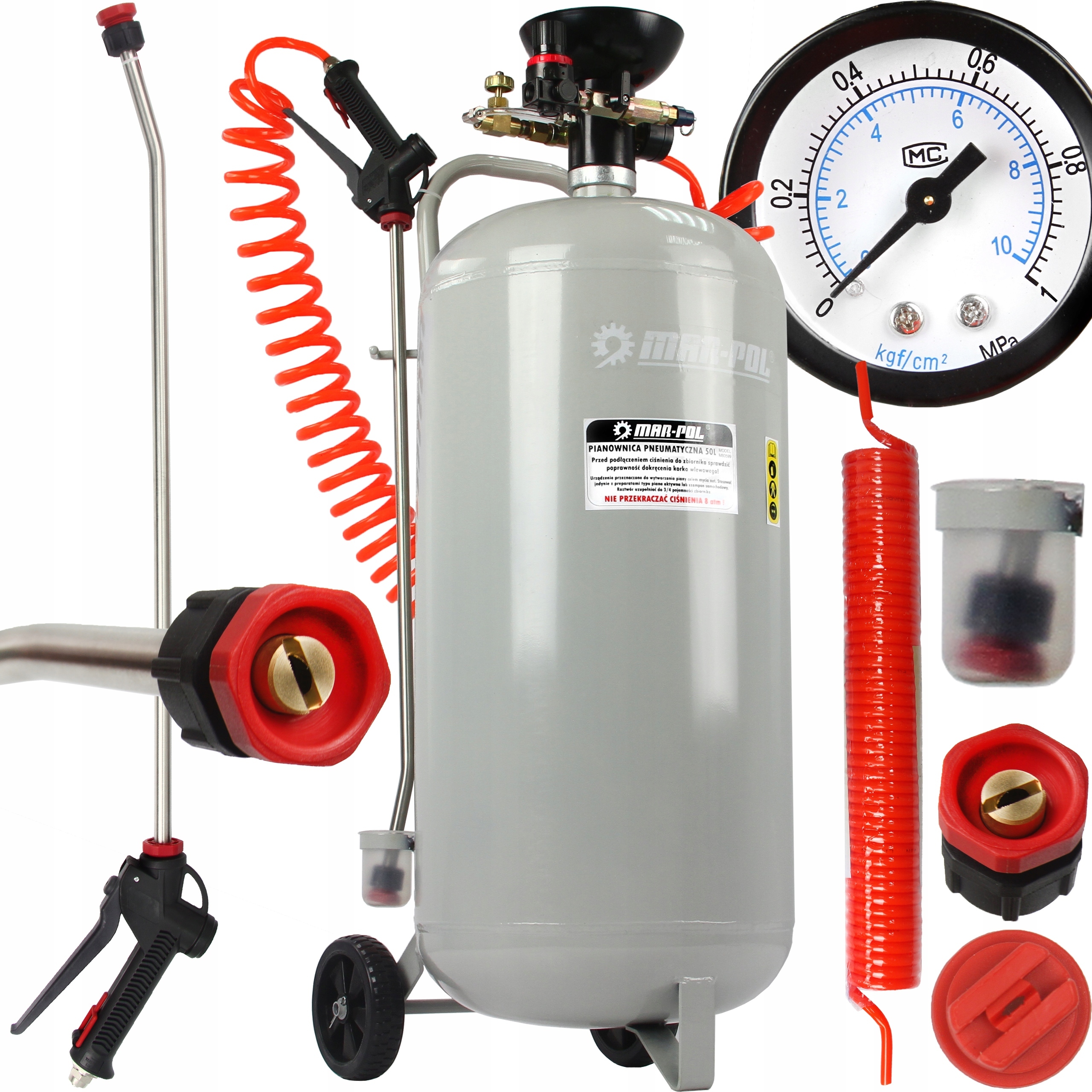 ПНЕВМАТИЧЕСКАЯ ПЕНА 50Л АКТИВНАЯ ПЕНА ДЛЯ АВТОМОБИЛЕЙ