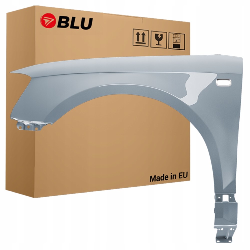 Blu Blatník Audi A3 8P LY7H levý stříbrný 03-08 přední