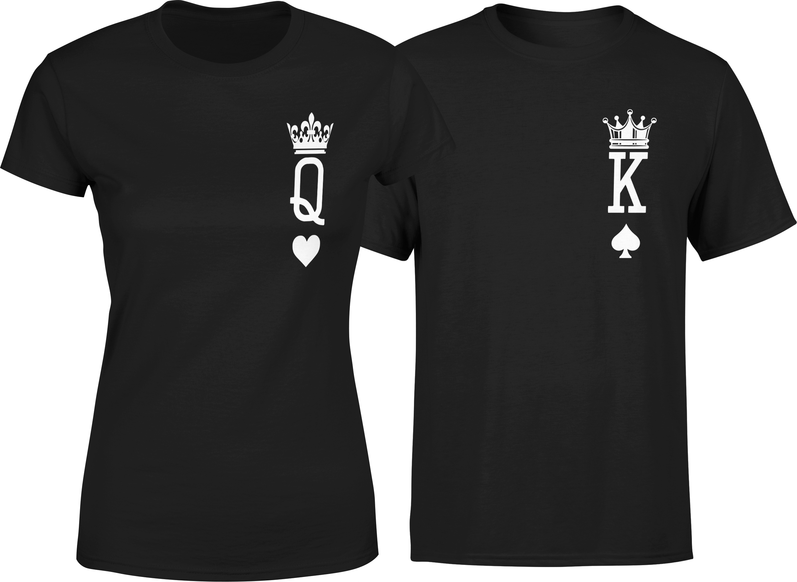 

Zestaw Koszulki Dla Par King Queen T-shirt Pary