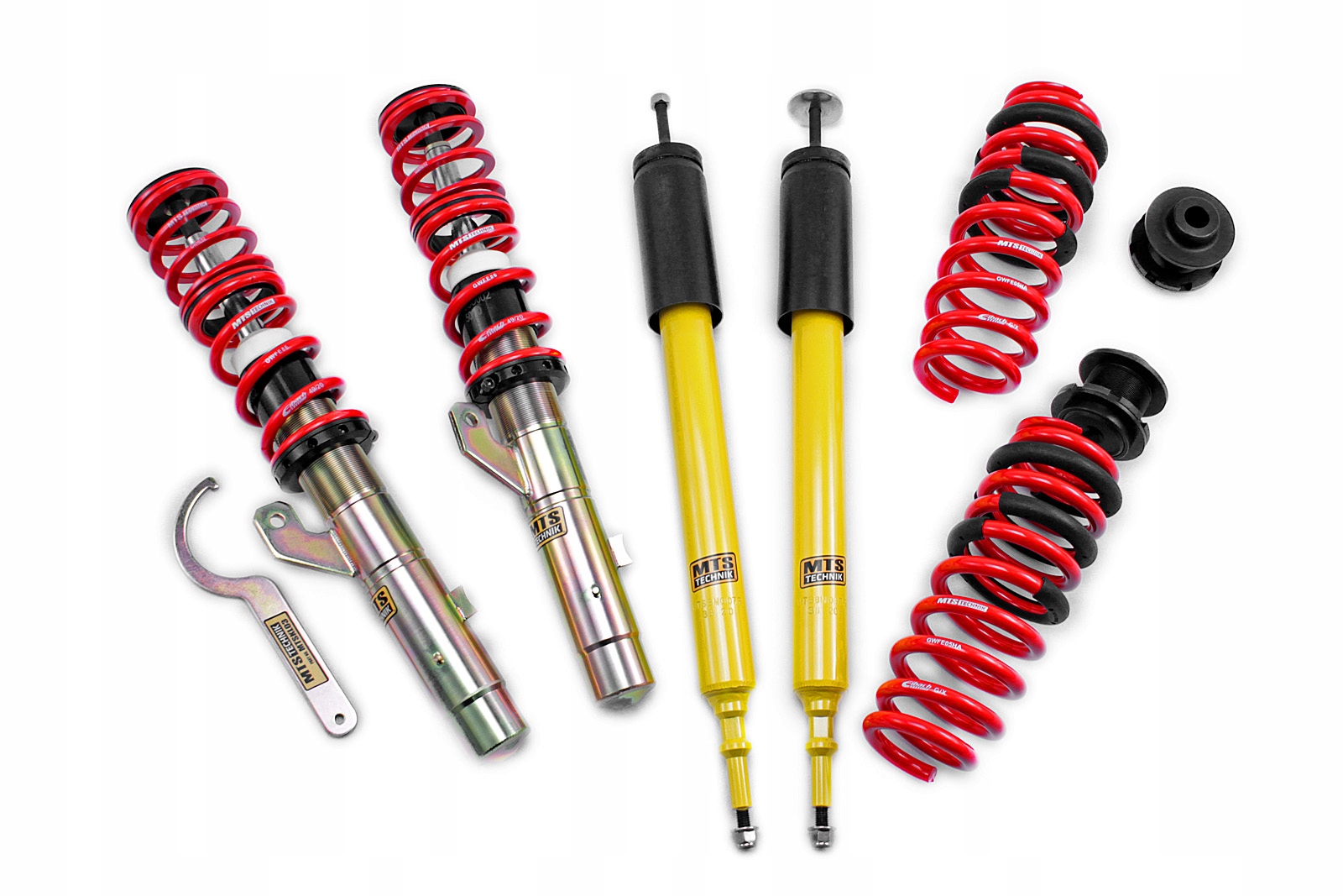 Gwint Zawieszenie Gwintowane BMW E90 E92 MTS Technik BLACK GOLD Eibach