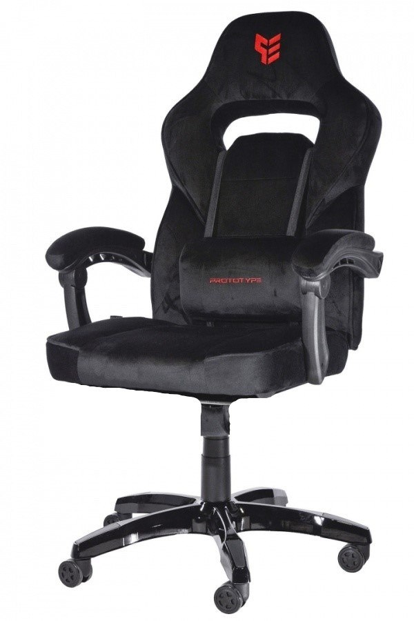 Otočné křeslo k psacímu stolu Titan Black Alcantara Basic Prototype