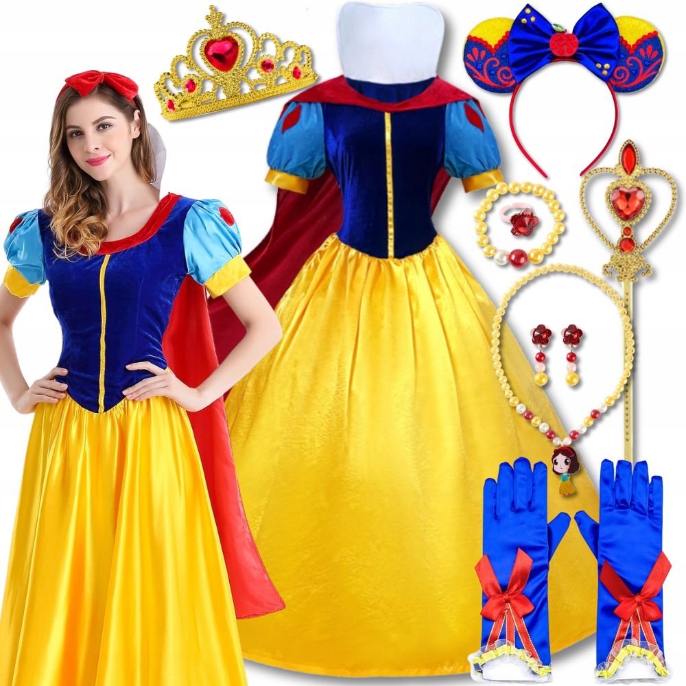 Kostým Šaty Sněhurka Cosplay Kostým Sněhurky Bal 152 158 Xxs