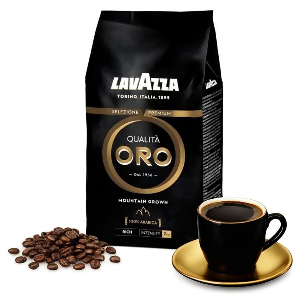 Levně Lavazza Mountain Grown Qualità Arabica Káva zrnková 1000 g