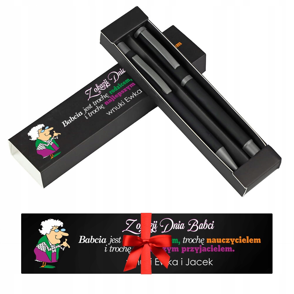 

Na Dzień Babci Upominek Zestaw Piśmienny