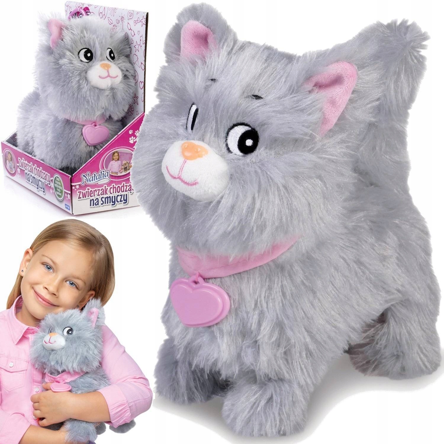 

Interaktywny Kotek Chodzący Na Smyczy Kot Natalia