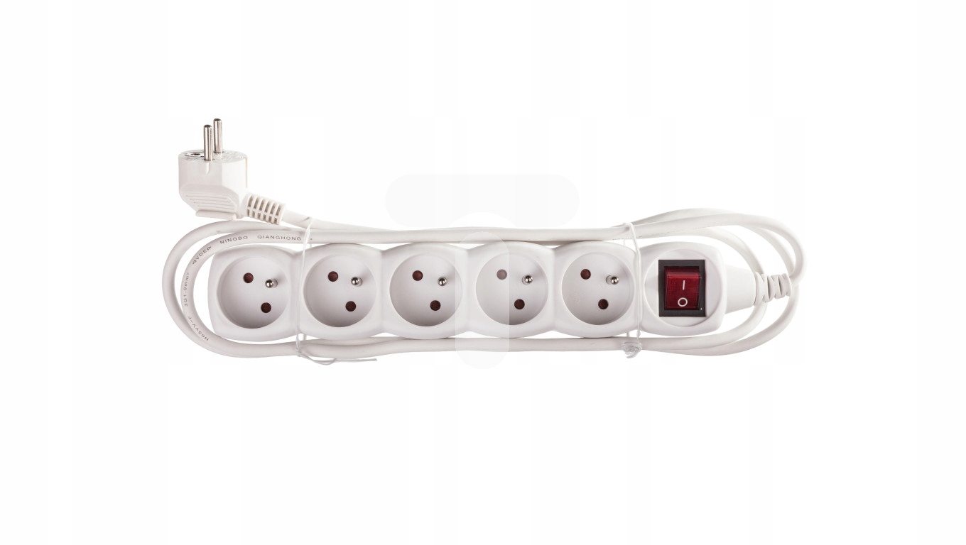 

Przedłużacz z wyłącznikiem 5 dniazd 1,5 m 230 V