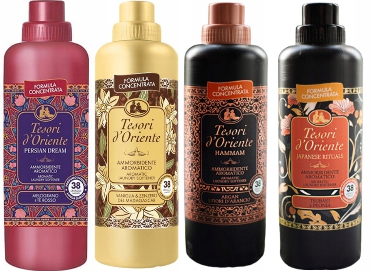 Levně Tesori d'Oriente Sada 4 krásných aviváží 760 ml Pvhj