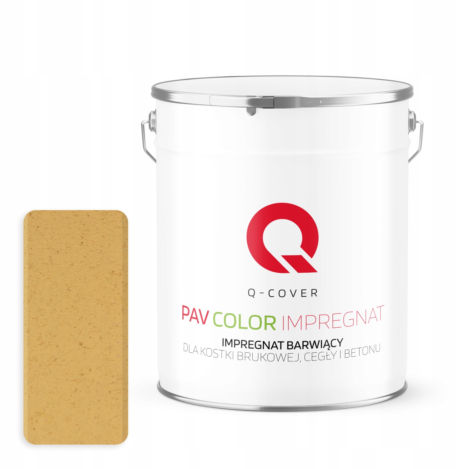 Barvící Impregnát Pro Dlažební Kostky Z Cihel Betonu, Pískově Žlutá Barva 5 L
