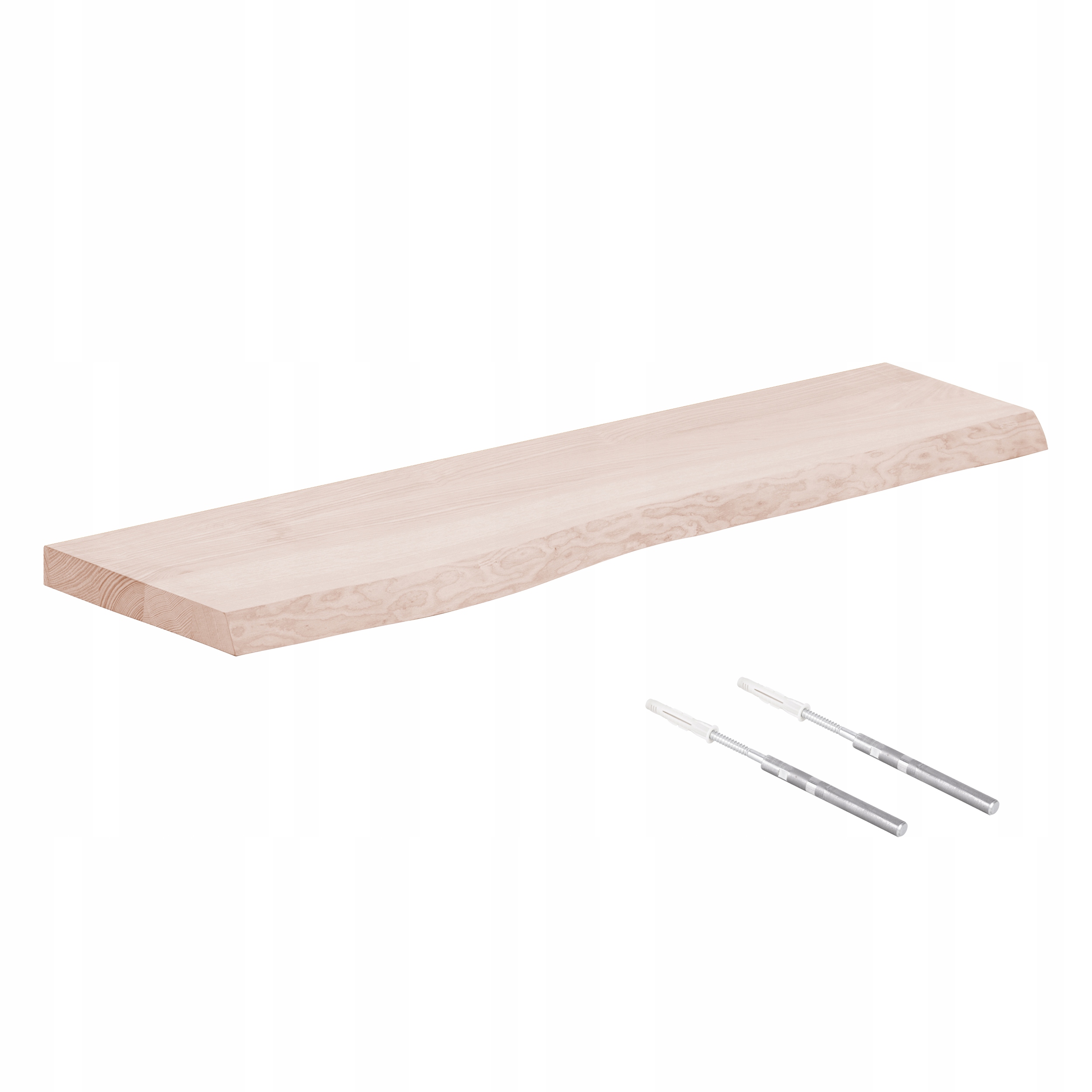 

Półka drewniana ukryte mocowanie 80cm industrialna