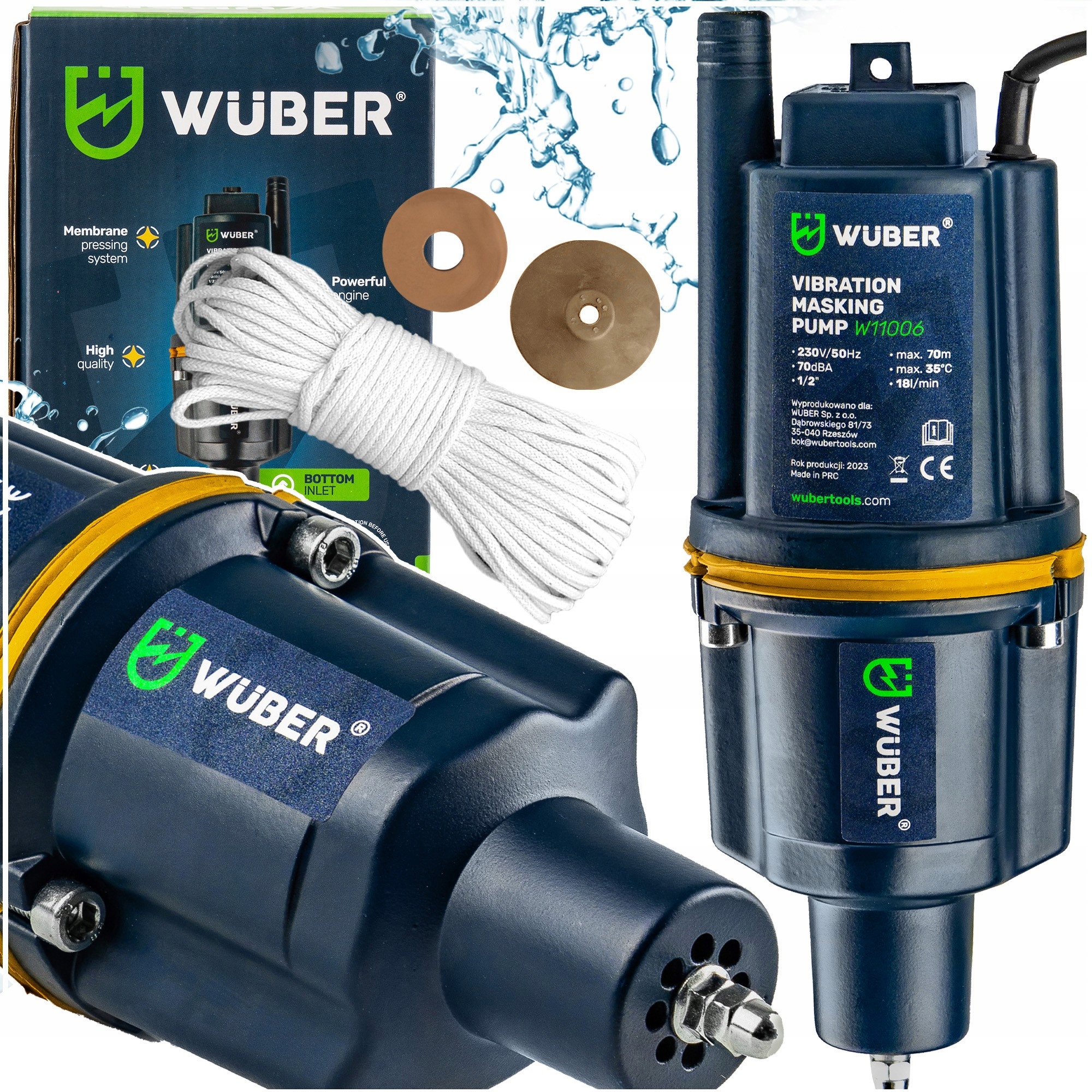 Pompa Do Wody Czystej Dolnossąca Mocna Ruska Pompa Do Studni Nurek Wuber