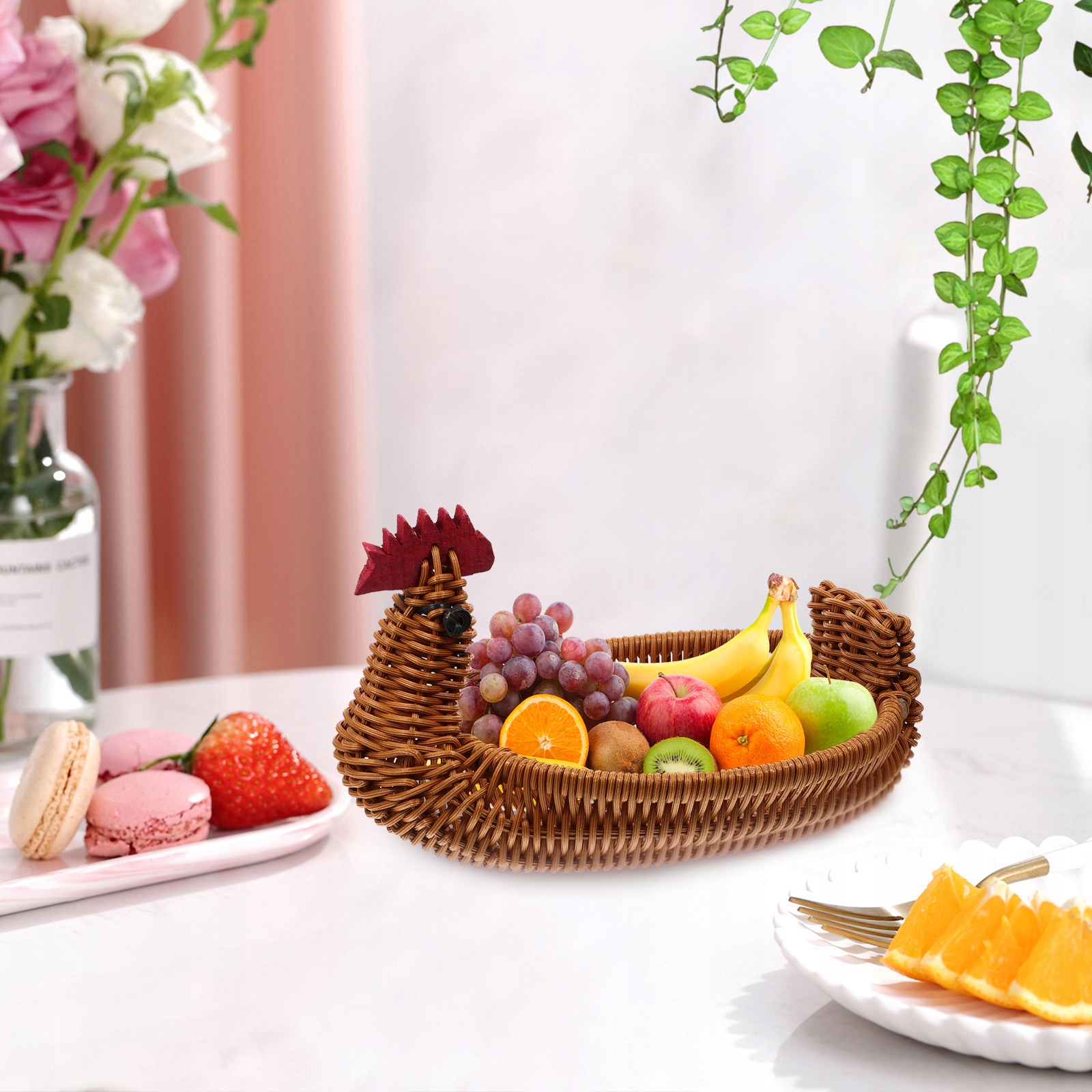 RATTANOWE KOSZE DO PRZECHOWYWANIA ŻYWNOŚCI Marka inny