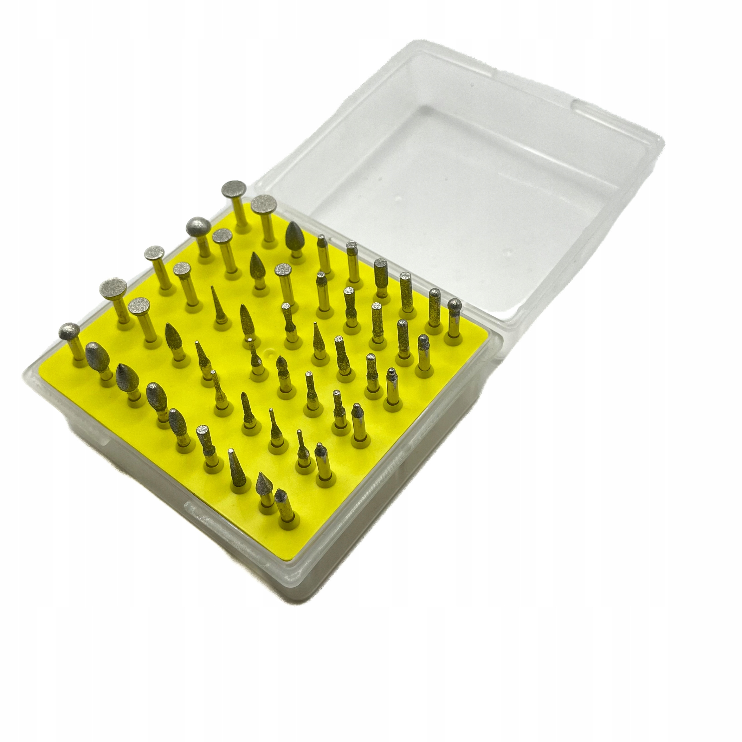 Zestaw Frezy Pilniki Diamentowe Do Miniszlifierki Dremela 3.2mm 50szt.