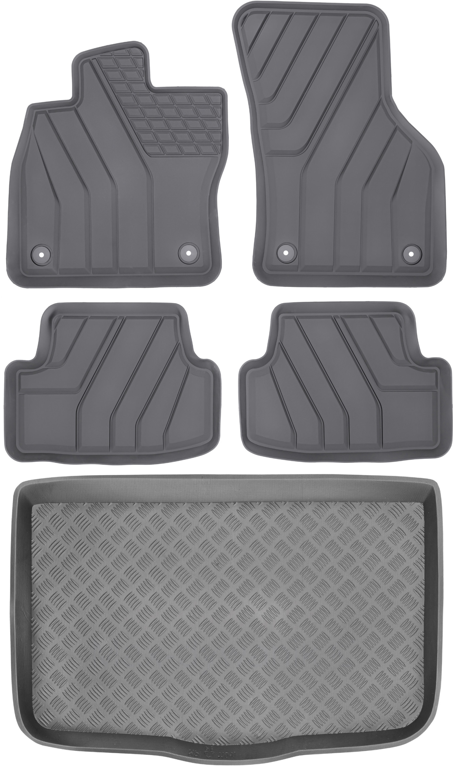 Audi Q2 I Ga Crossover 2016-2022 Sada Gumové rohože rohož