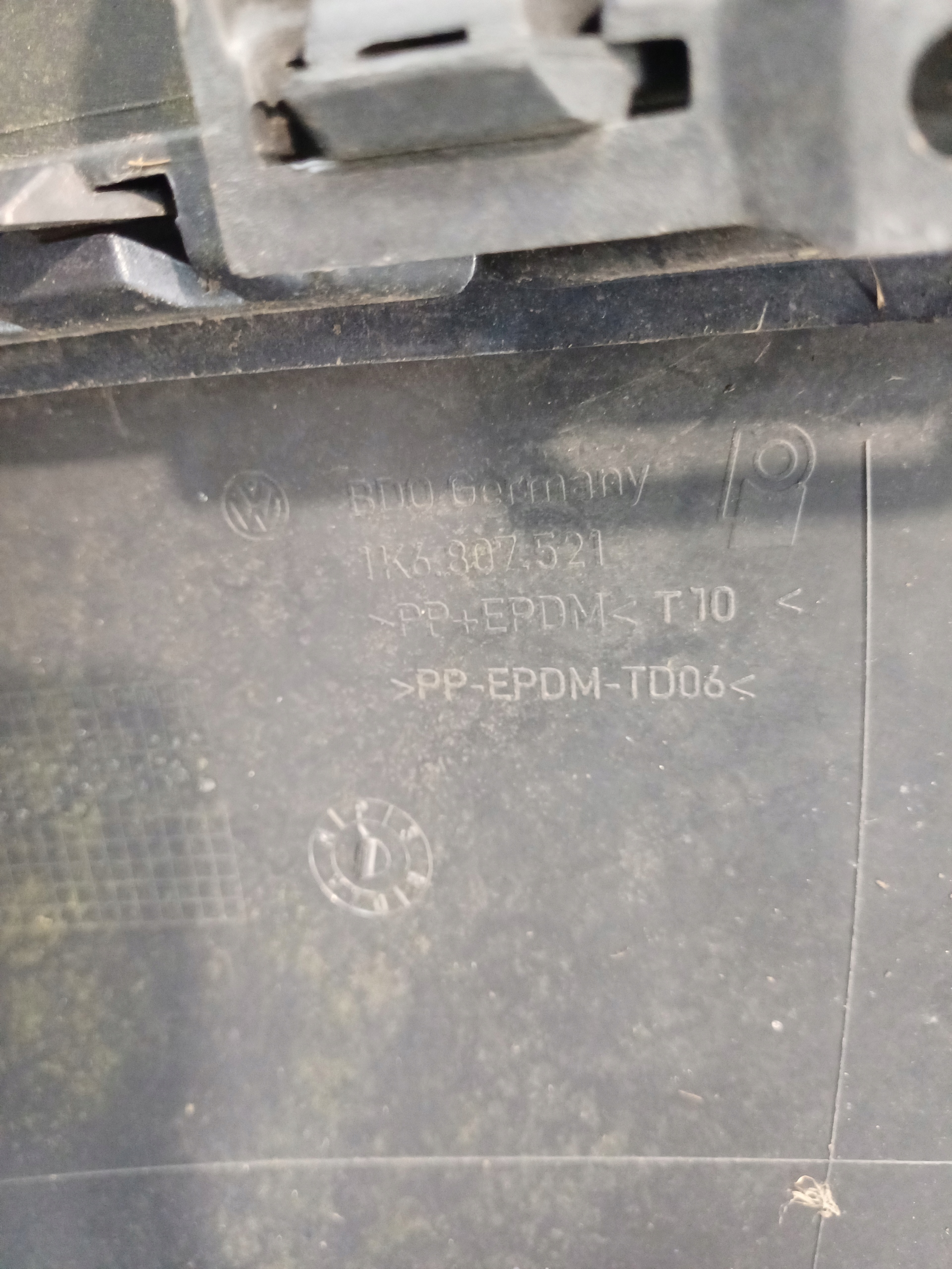 bumper rear part rear VW GOLF 5 V 1K6807521