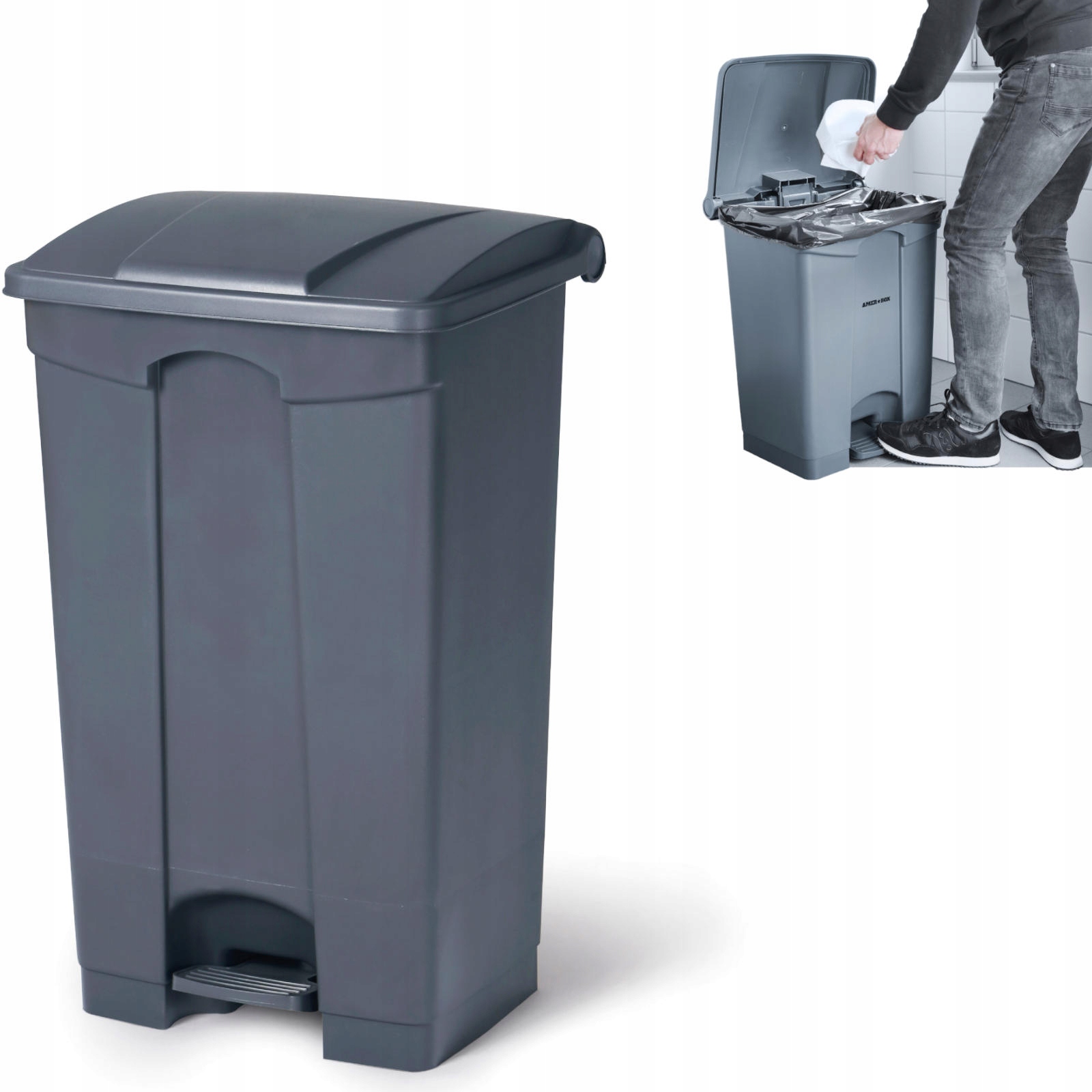 Odpadkový Koš Odpadky S Pedálem 68 L