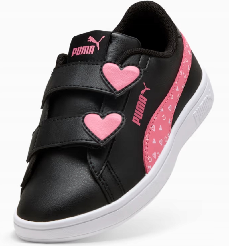 Buty sportowe Puma 405638 02 dziecięce z serduszkami czarne 30