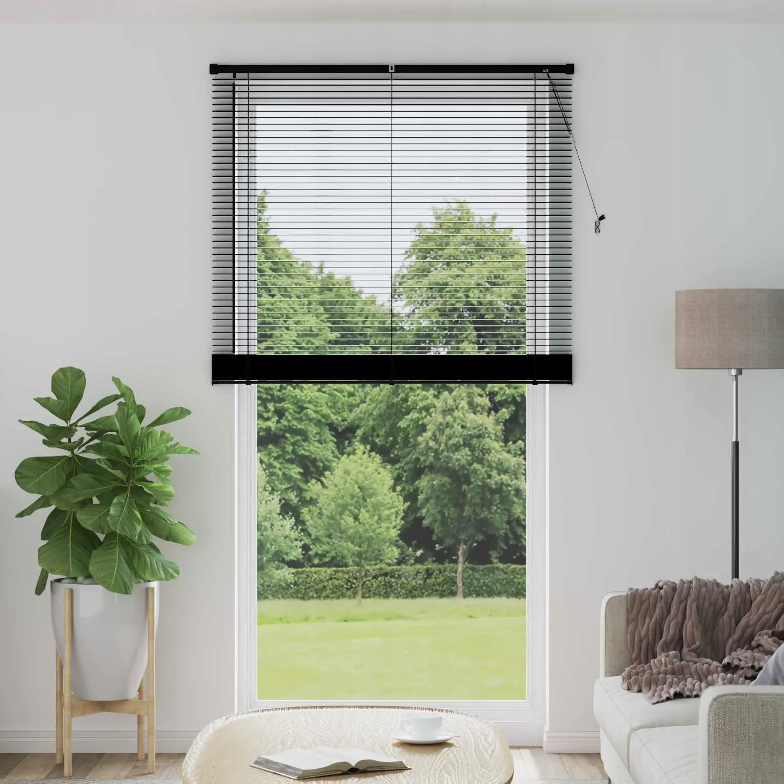 vidaXL Venet školní žaluzie Černý 213 x 120 cm Pvc