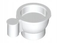 LEGO Akcesoria Kubek Filiżanka Biała 38014