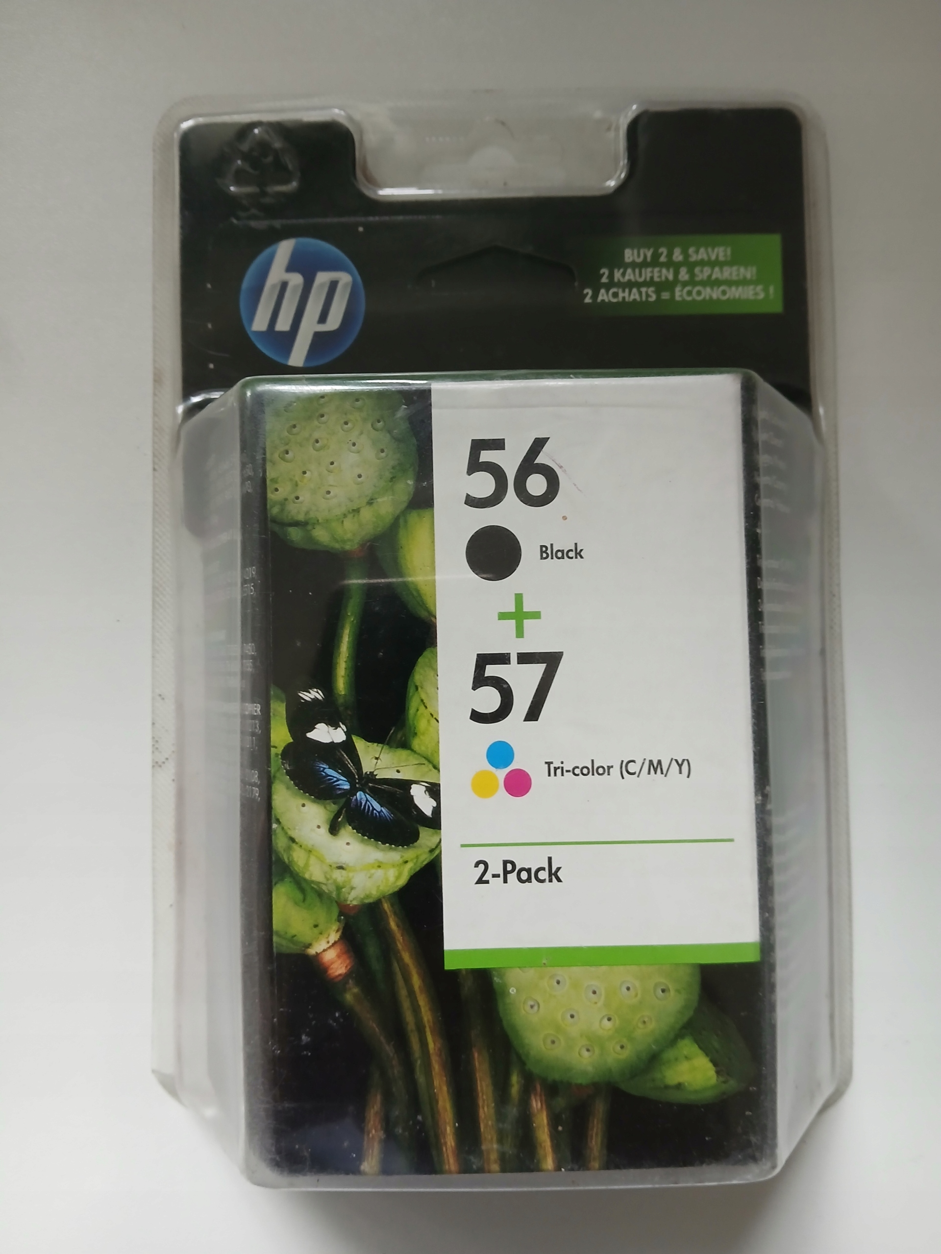 Inkoust Hp 56 57 Black Barva Originál