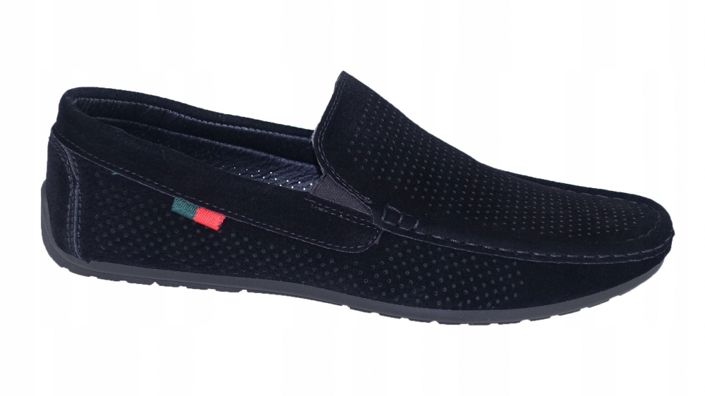 MOKASYNY AŻUROWE MĘSKIE LETNIE PRZEWIEWNE PANTOFLE Długość wkładki 27 cm