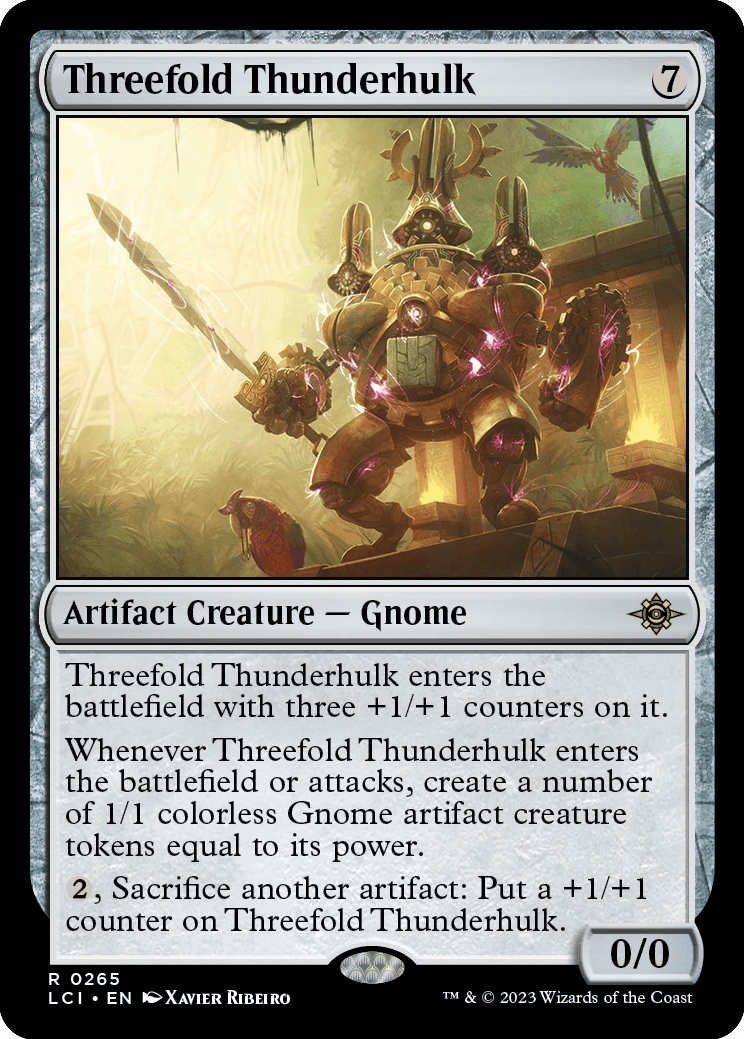 MTG Threefold Thunderhulk (R)