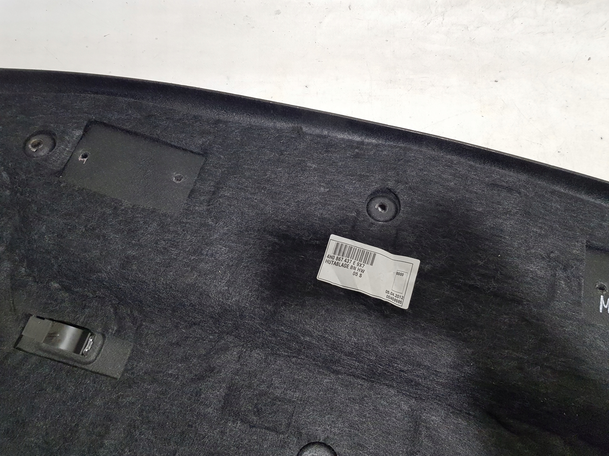 AUDI A8 D4 upholstery side boot 4H0867437E