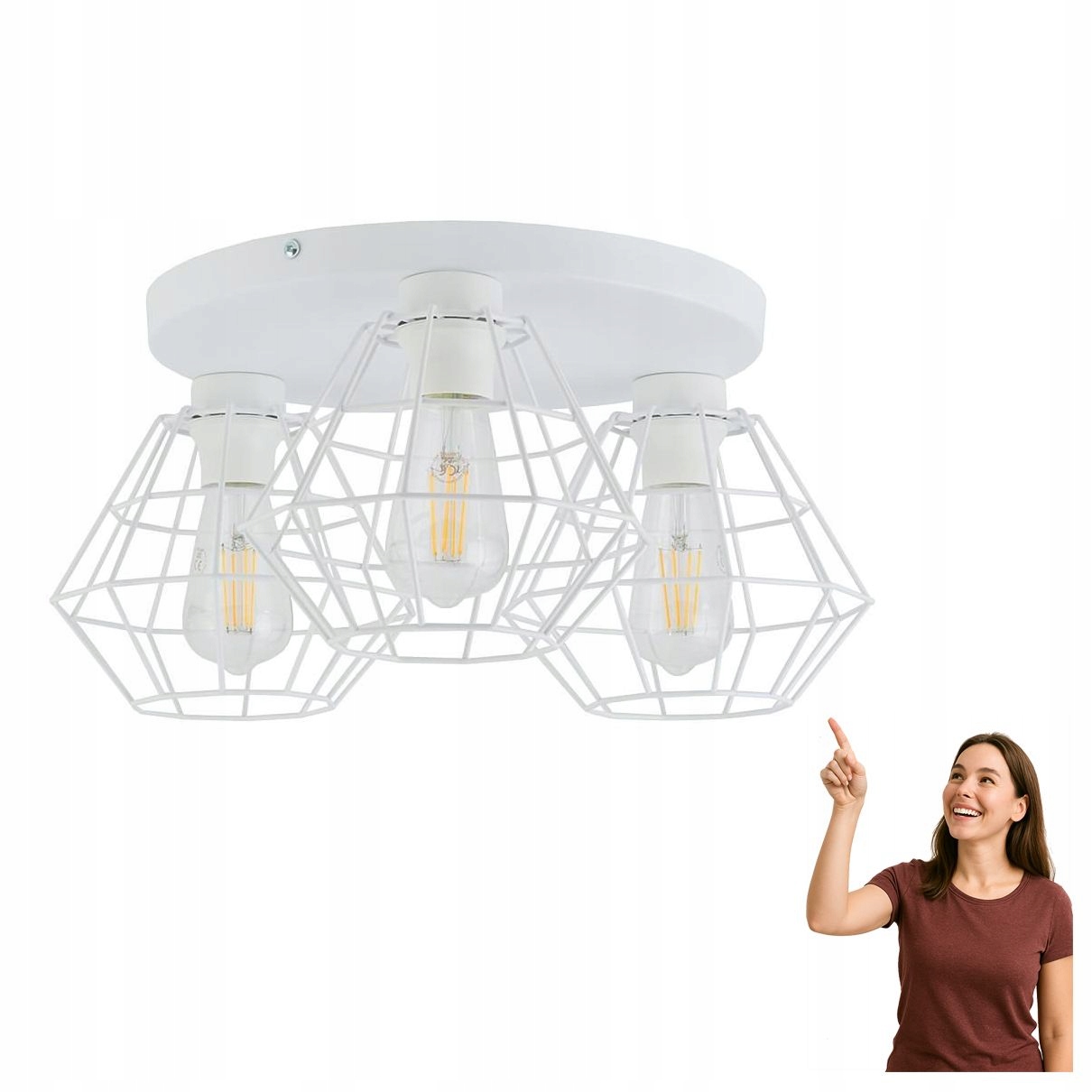 Stropná lampa Diamond New 6214 Tk Lighting