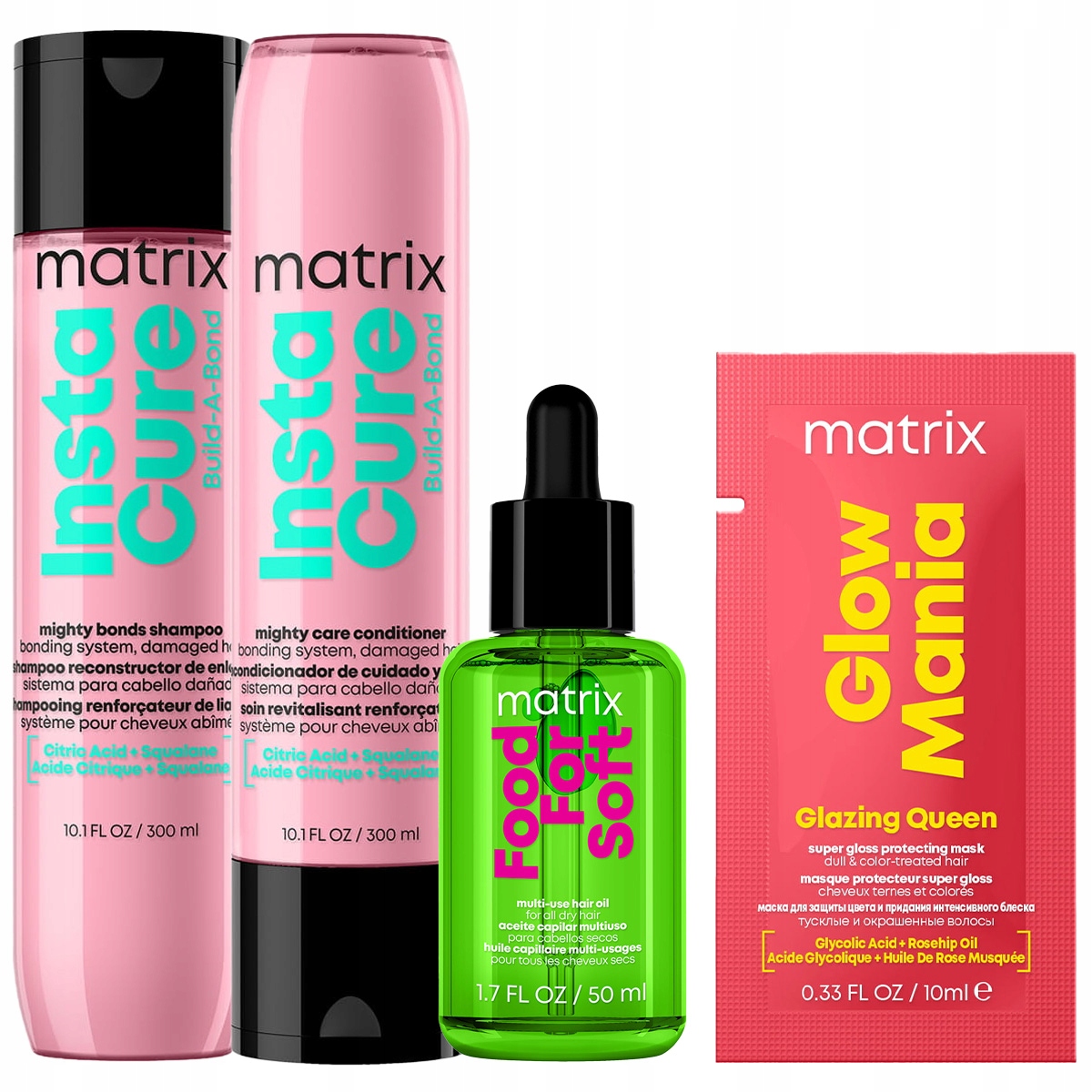 Matrix Instacure Build-A-Bond duet pro regeneraci vlasů Ffs Olej 50 ml