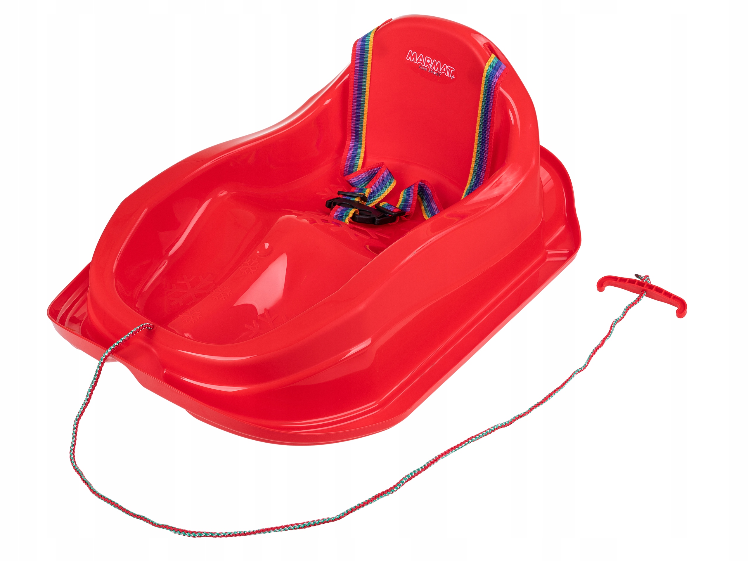 

Sanki Mini plastikowe dla dzieci ślizg Pasy