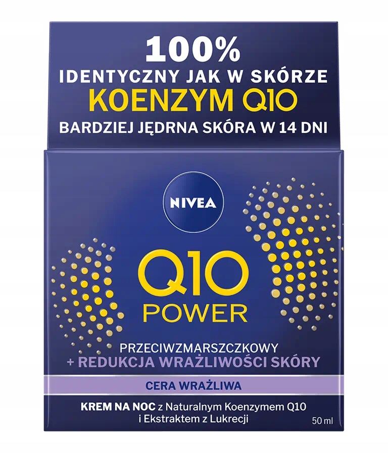 

Nivea Q10 Krem do twarzy na noc do cery wrażliwej