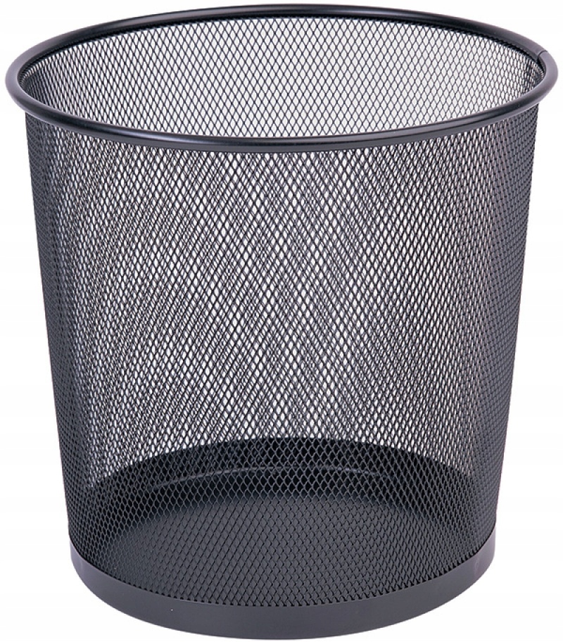 

Kosz na śmieci Office Set metalowy 12l czarny