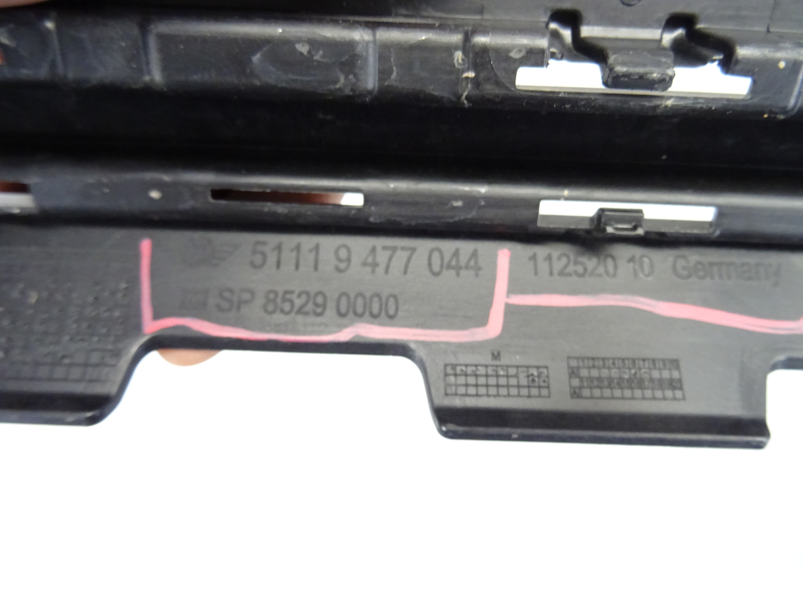 front bumper front MINI COOPER F60 S LIFT 51119477044
