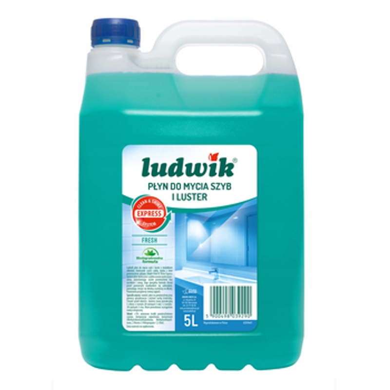Levně Ludwik – prostředek na mytí skel a zrcadel 5 l