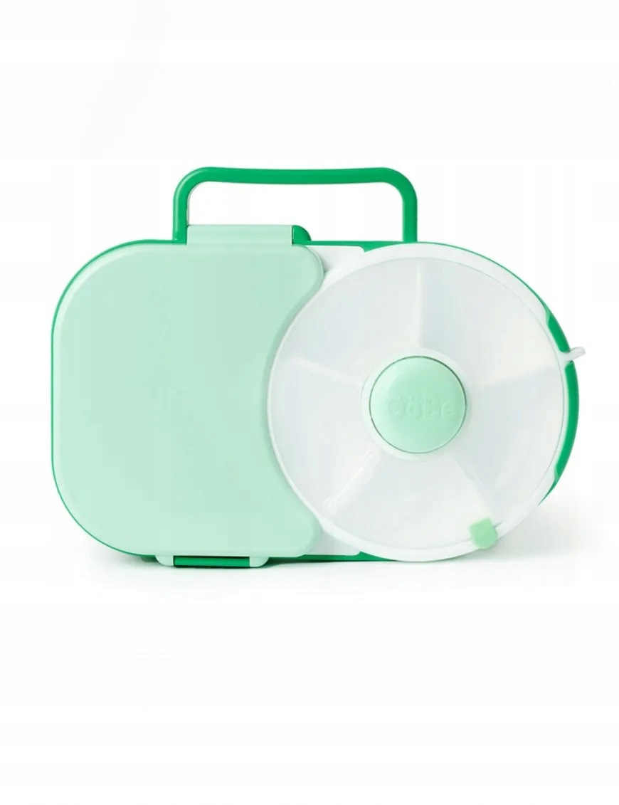 Śniadaniówka dla dzieci Lunchbox Snack Spinner 2w1 Gobe Sage Green