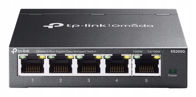 TP-Link Omada ES205G síťové připojení Spravovaný Gigabit Ethernet (10/100/100)