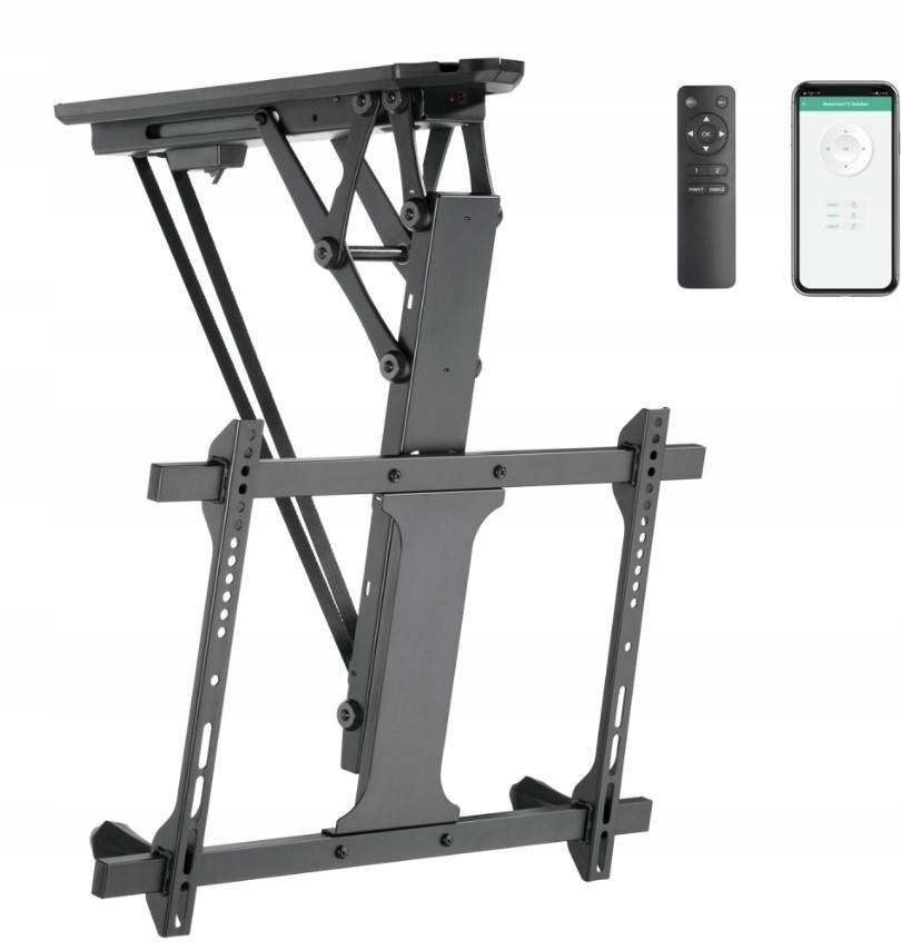 Techly Uchwyt sufitowy do Tv 32inch-70inch LCD 35kg elektryczny na pilot