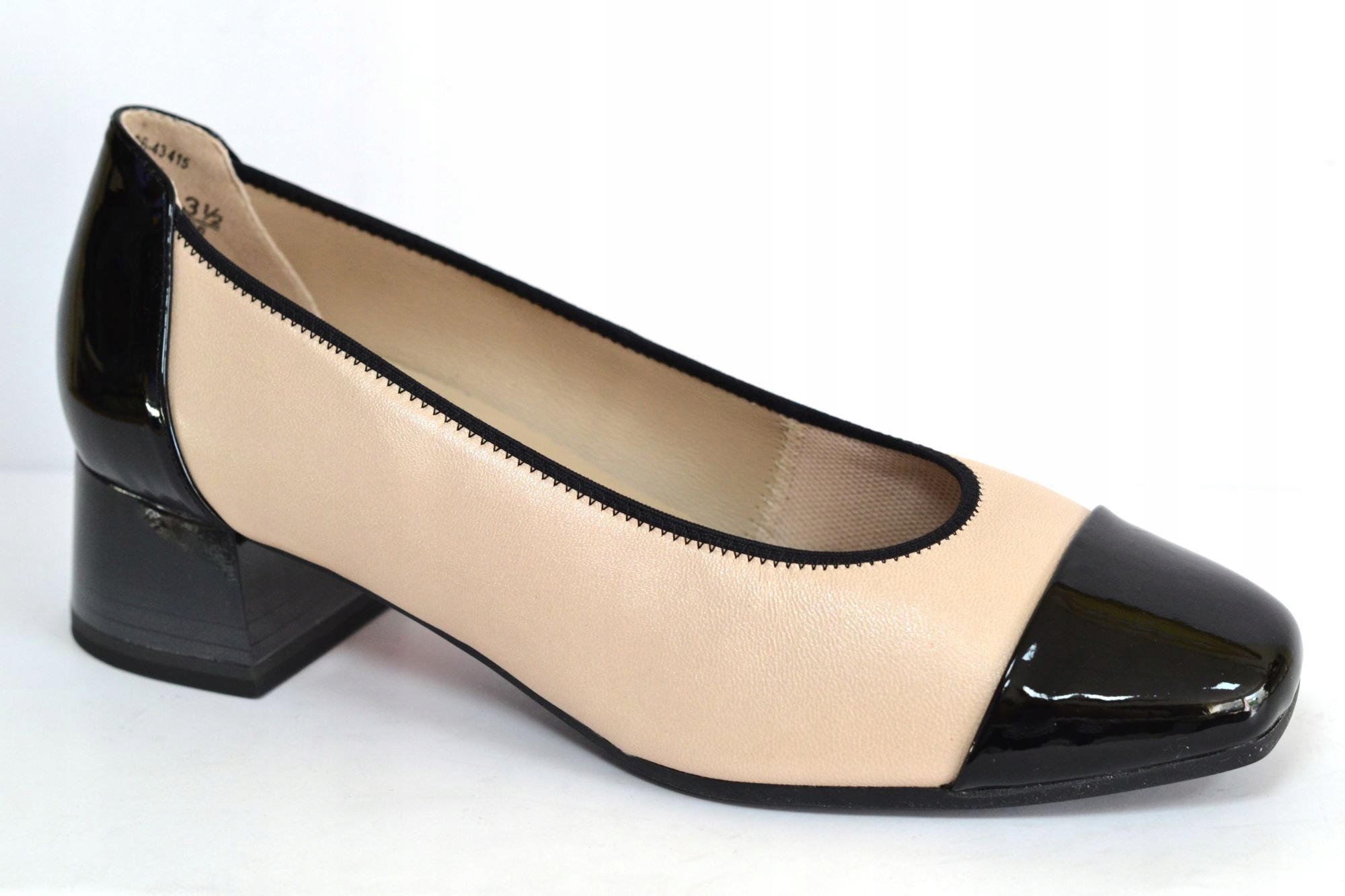 Caprice 22306-43 Lodičky Béžovo-černé Tuhost H VEL.39