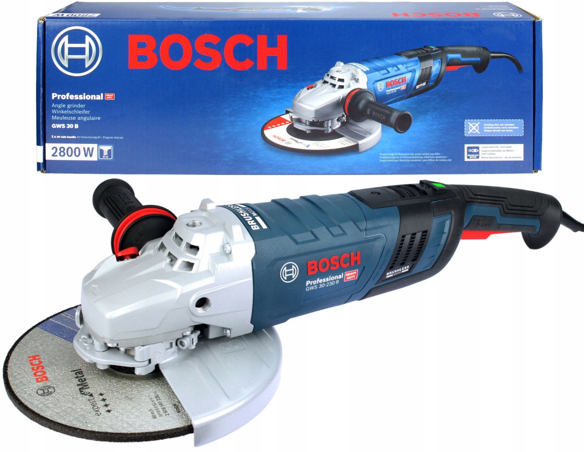 

Szlifierka Kątowa Gws 30-230B Bosch Bezszczotkowa