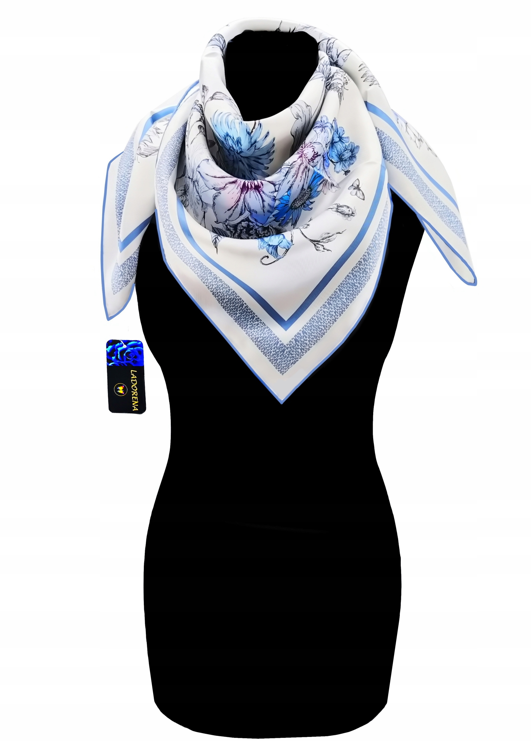 Hedvábný Šátek 100% Přírodní Morušový Hedvábí, Prémiová Kvalita