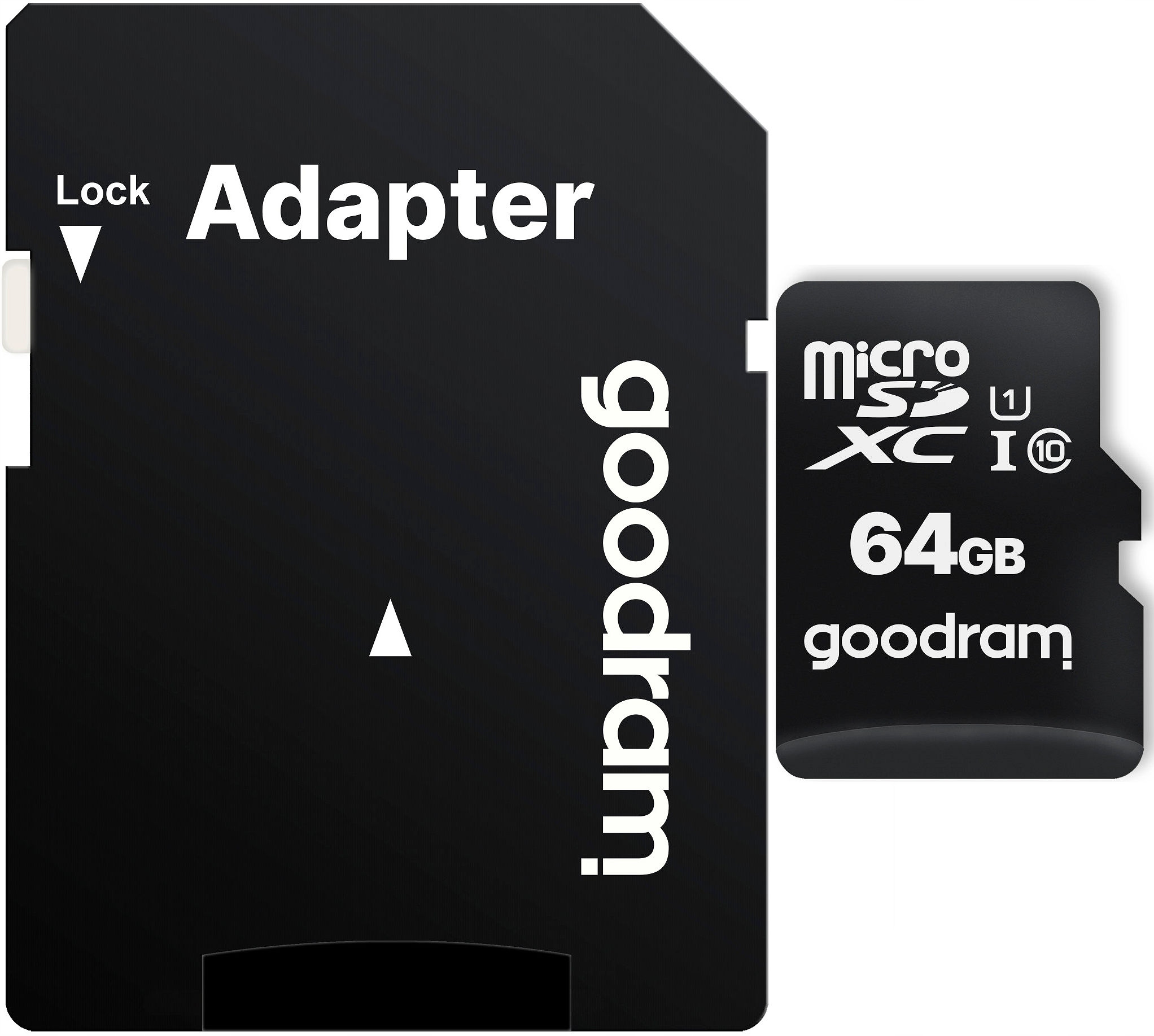 Karta Pamięci SDXC Goodram MicroSD Micro SD + Adapter SD C10 UHS-1 64GB Stan opakowania oryginalne