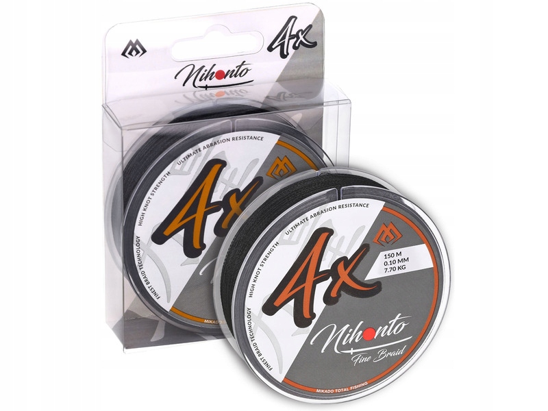 Plecionka Mikado Nihonto Fine Braid 0.06 mm 150 m Czarny