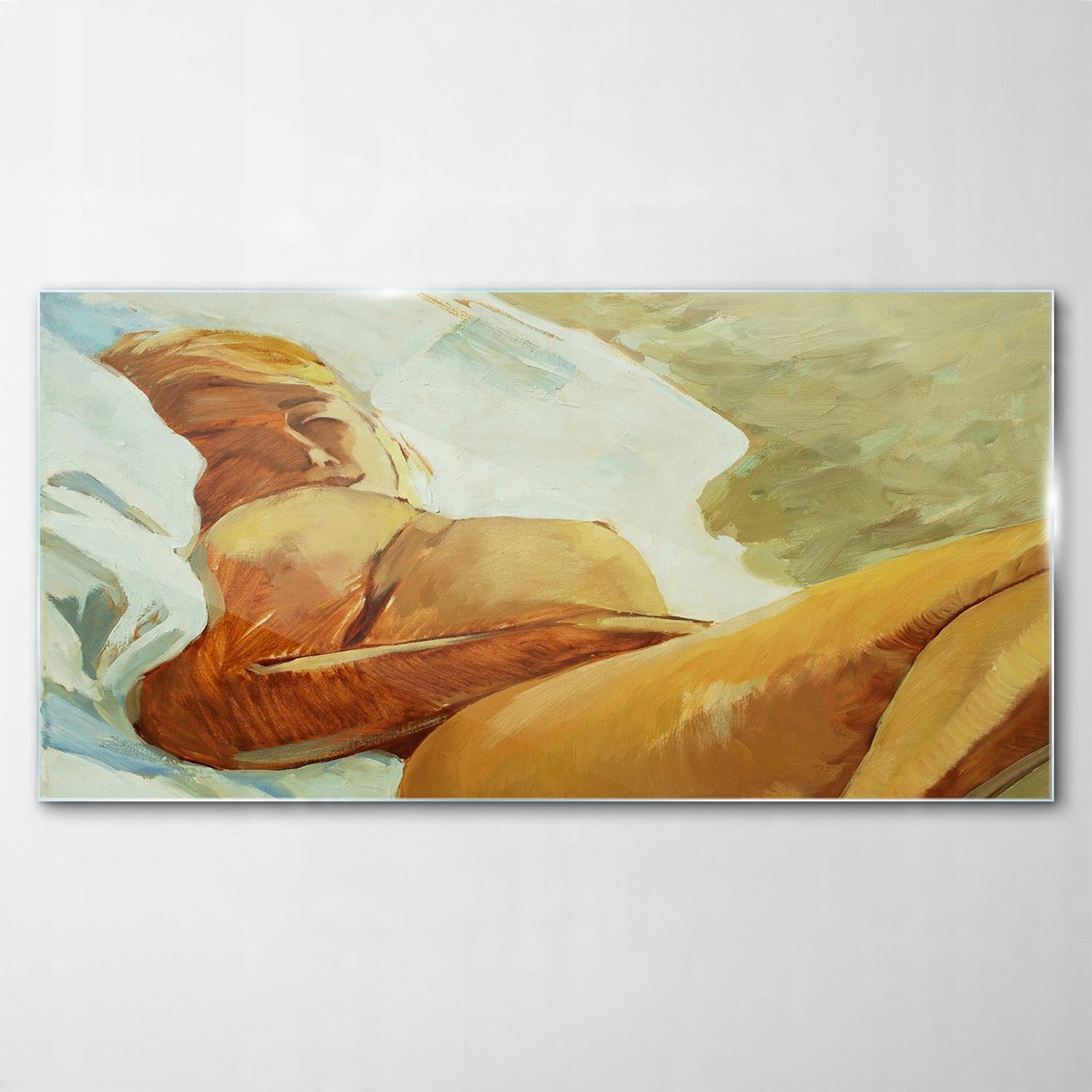 

Hartowany Obraz Szklany Naga Śpiąca Kobieta 120x60